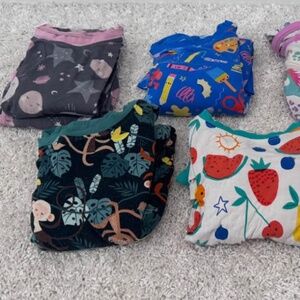 7 Pairs of Little Sleepies Pajamas - Size 7/8